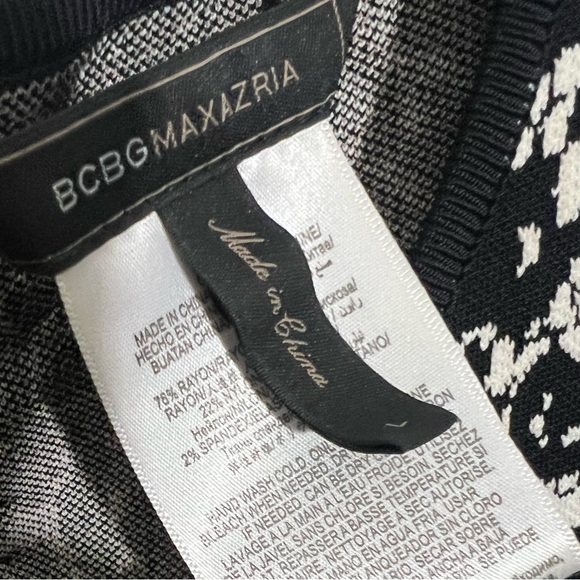 Bcbgmaxazria Jose Knit Bandage Dress Size large cocktail dress holiday dress - Picture 6 of 10